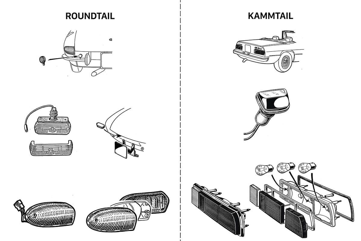 Lights - Rear | Electrical | 105/115 Series Spider Diagrams | Alfa Romeo Parts Diagram | Alfaholics