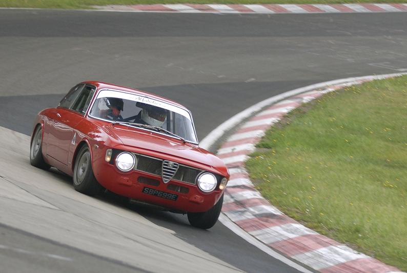 Maxim in his GTA-R at The Nordschleife - Alfaholics
