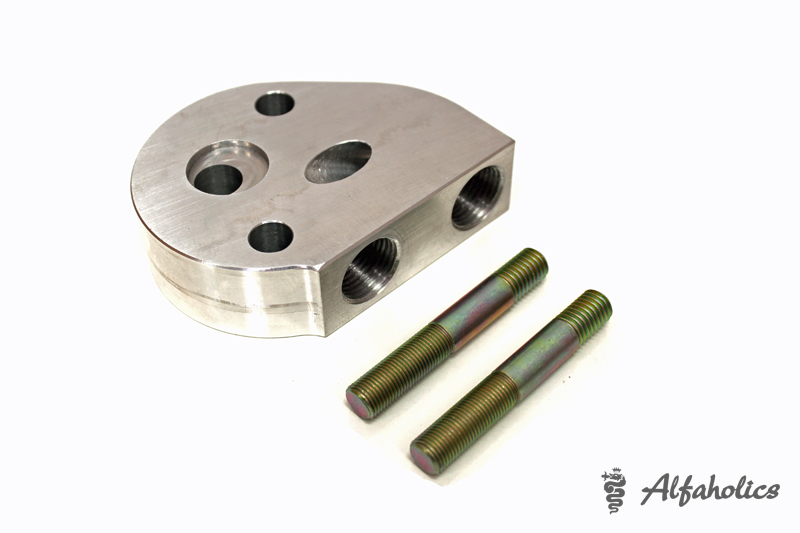 Oil Cooler Sandwich Plate for early cartridge type oil filter