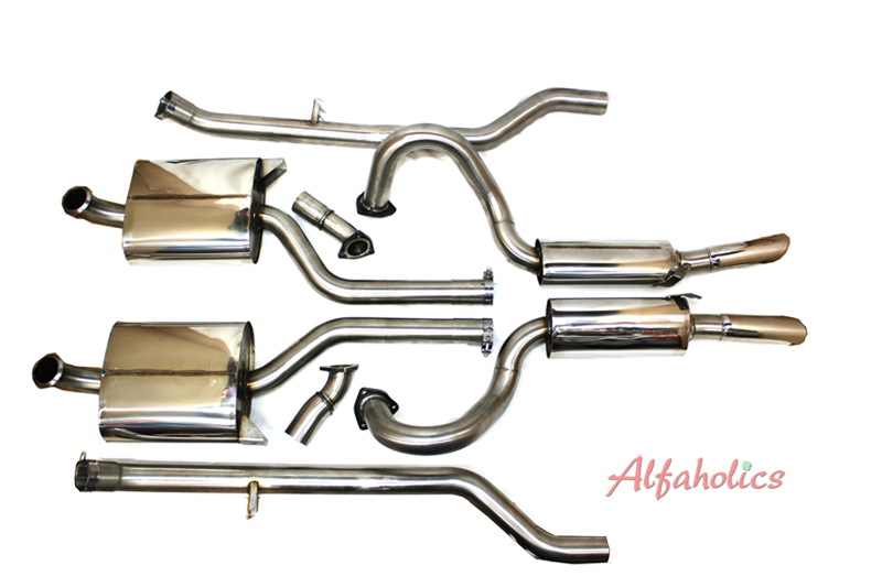 Alfaholics Montreal Stainless Steel Sports Exhaust