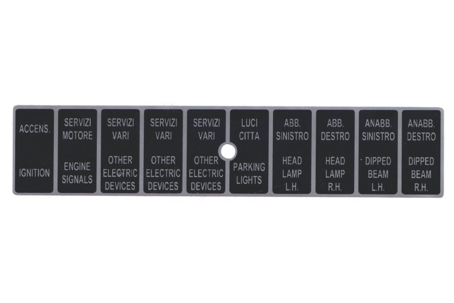 Fuse Box Lid Sticker