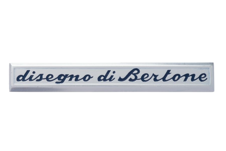 Disegno di Bertone Script • Silver Blue • Early