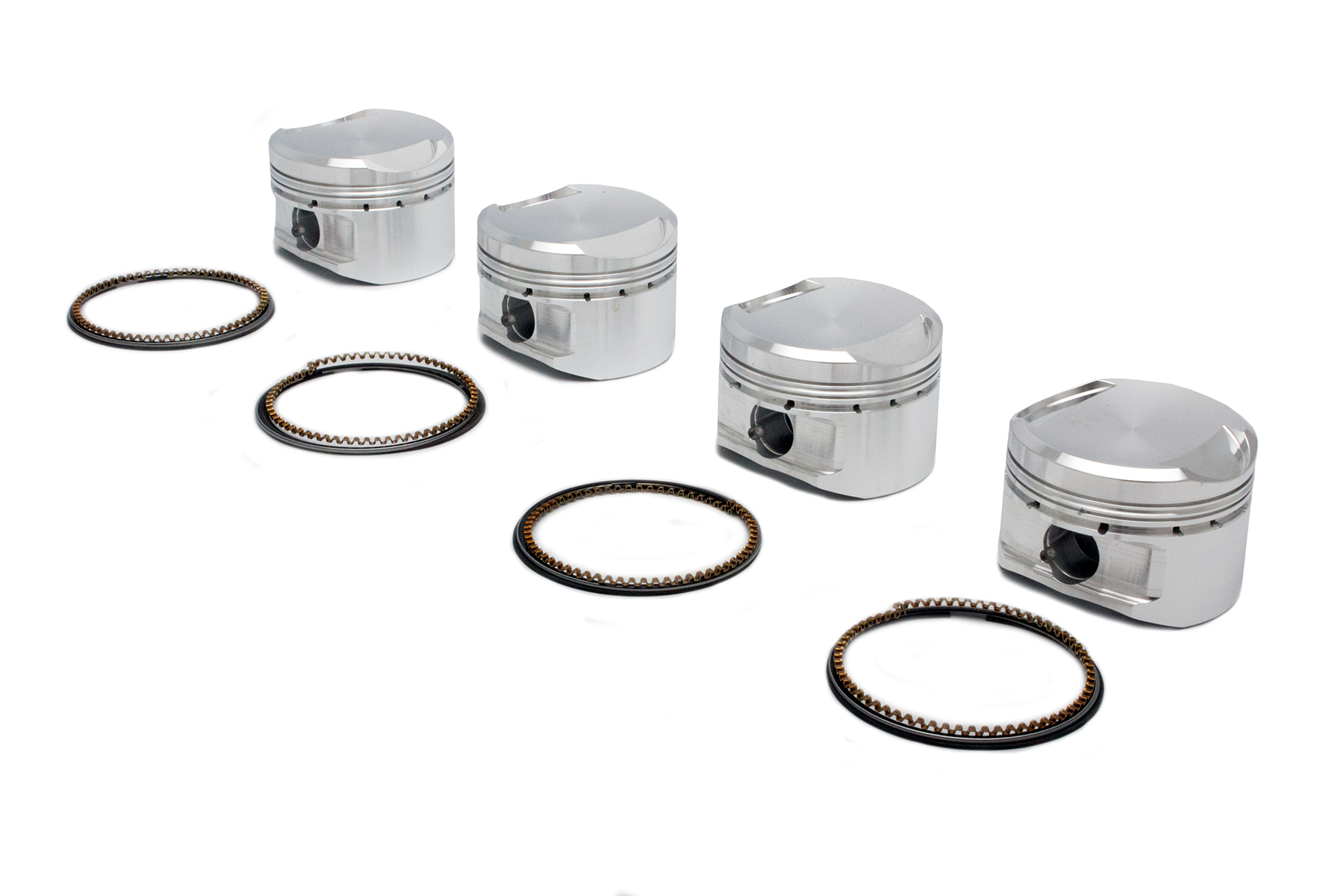 Forged Lightweight Twin Spark Pistons