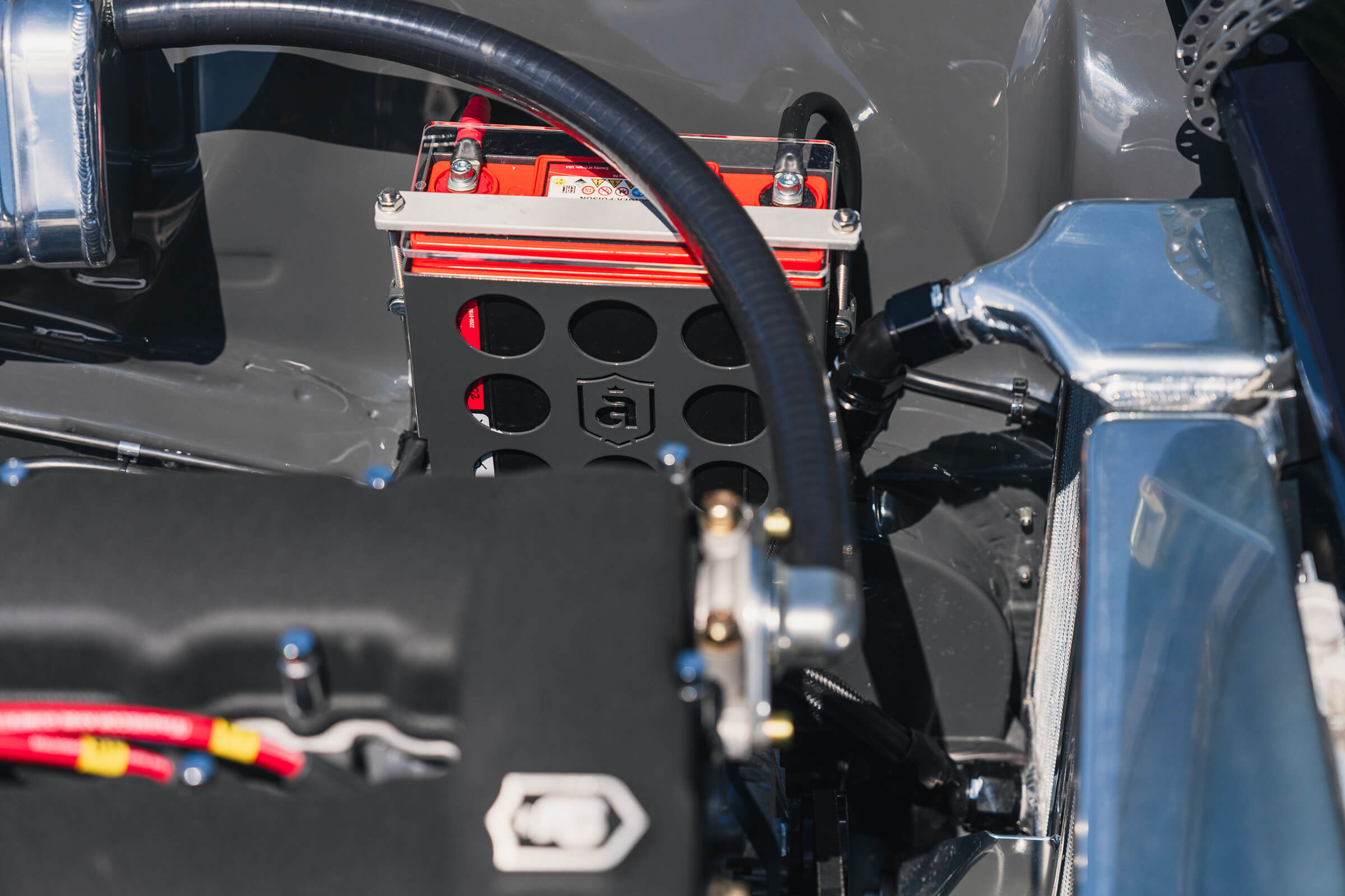 Battery Tray • Engine Bay Mounted • FIA Battery Tray • Engine Bay Mounted • FIA