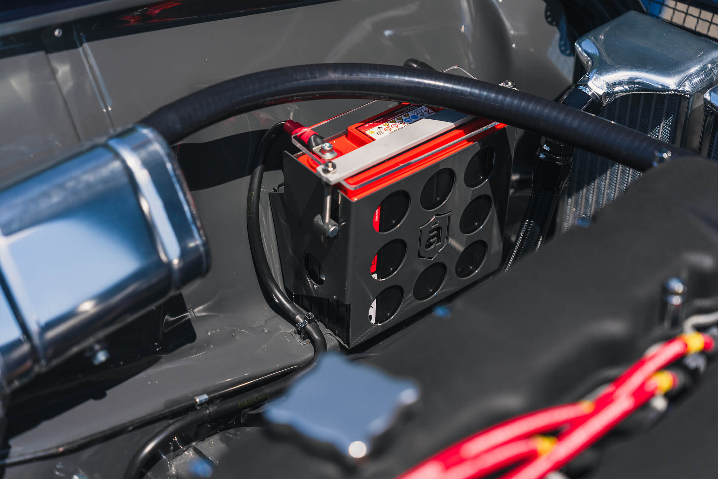 Battery Tray • Engine Bay Mounted • FIA Battery Tray • Engine Bay Mounted • FIA