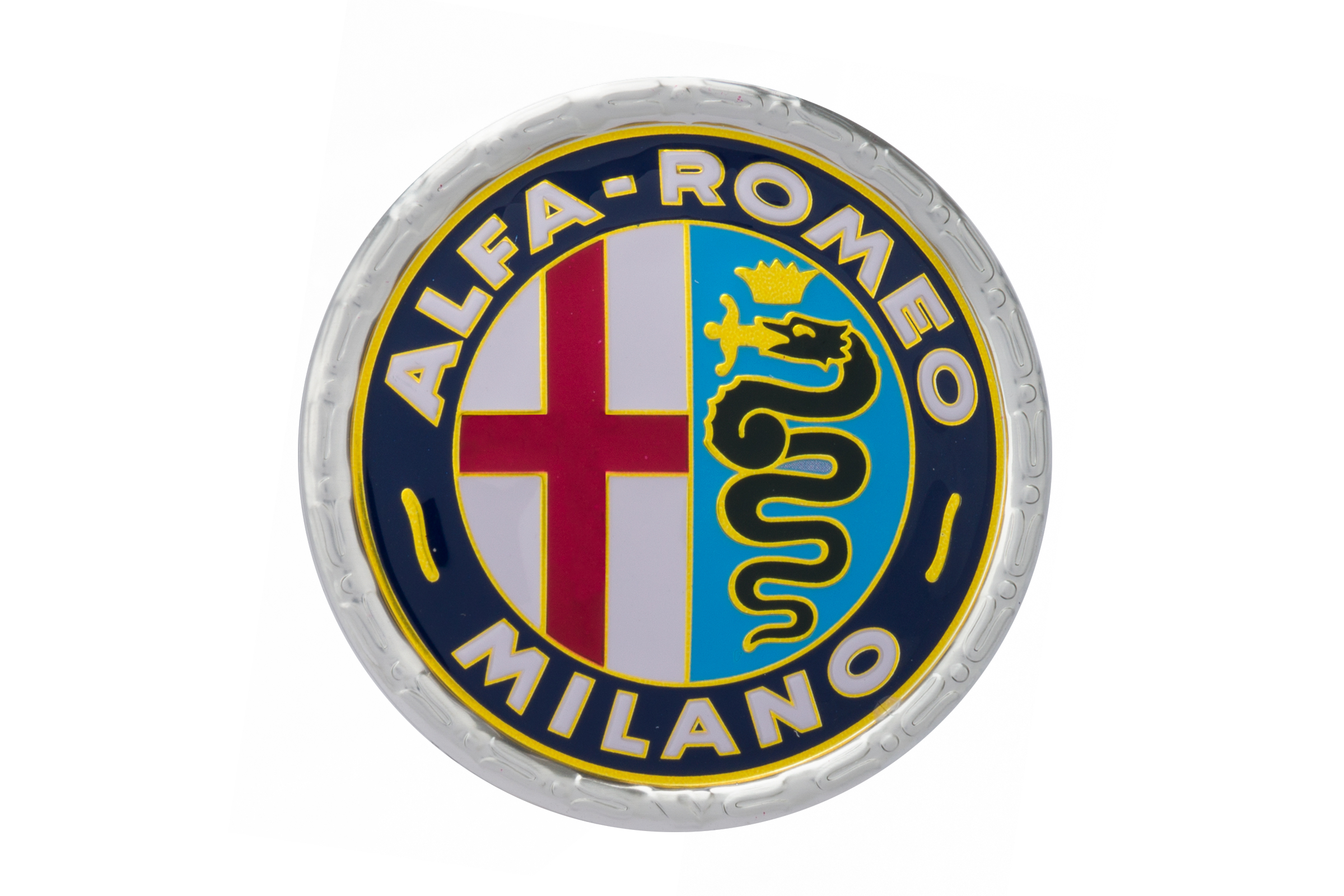 Plastic Alfa Romeo Milano Badge
