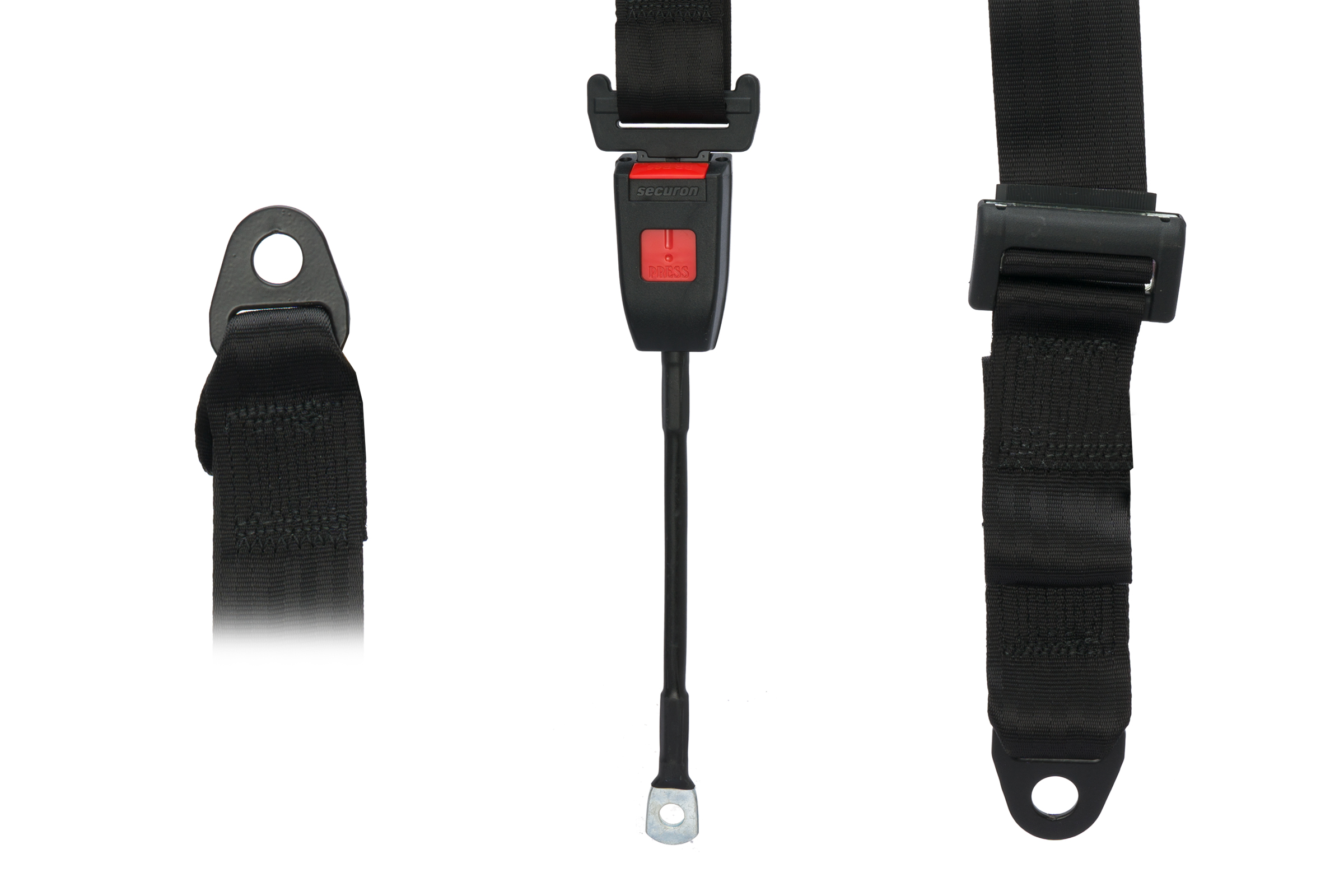 3 Point Static Front Seat Belt
