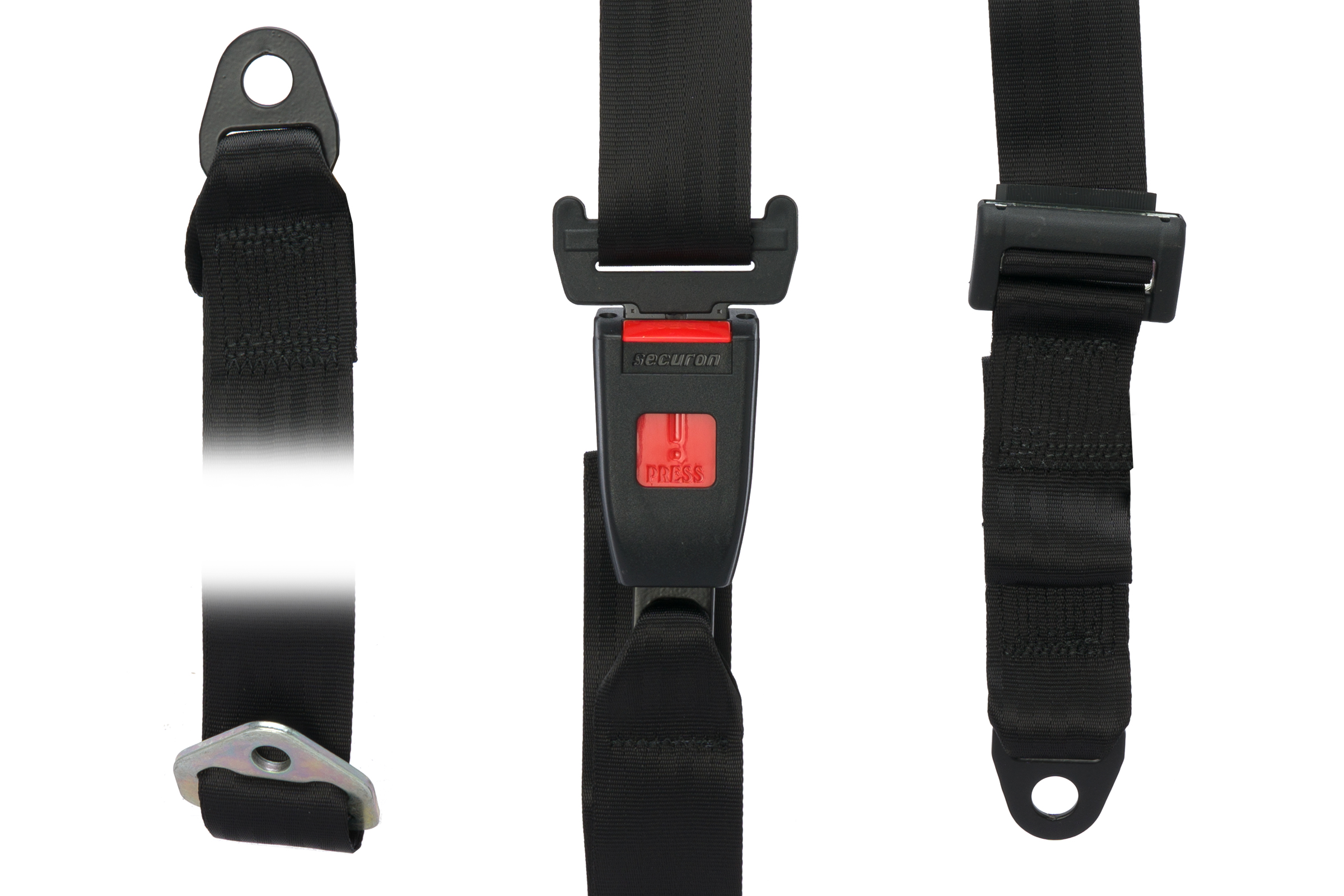 3 Point Static Rear Seat Belt