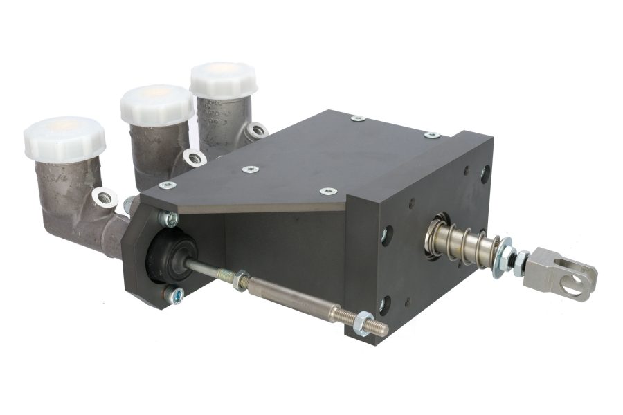 Adjustable Dual Circuit Brake Balance Box with Clutch • LHD Hanging Pedal