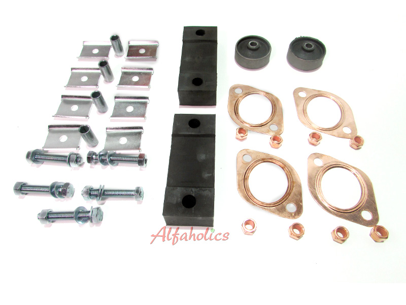 Alfaholics Stainless Steel Exhaust Fitting Set