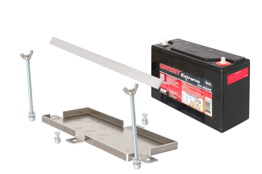 Red Top 30 Battery & Vertical Mount Tray