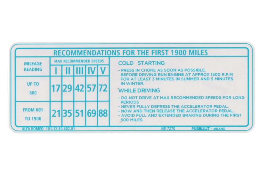 Running In Sticker • English