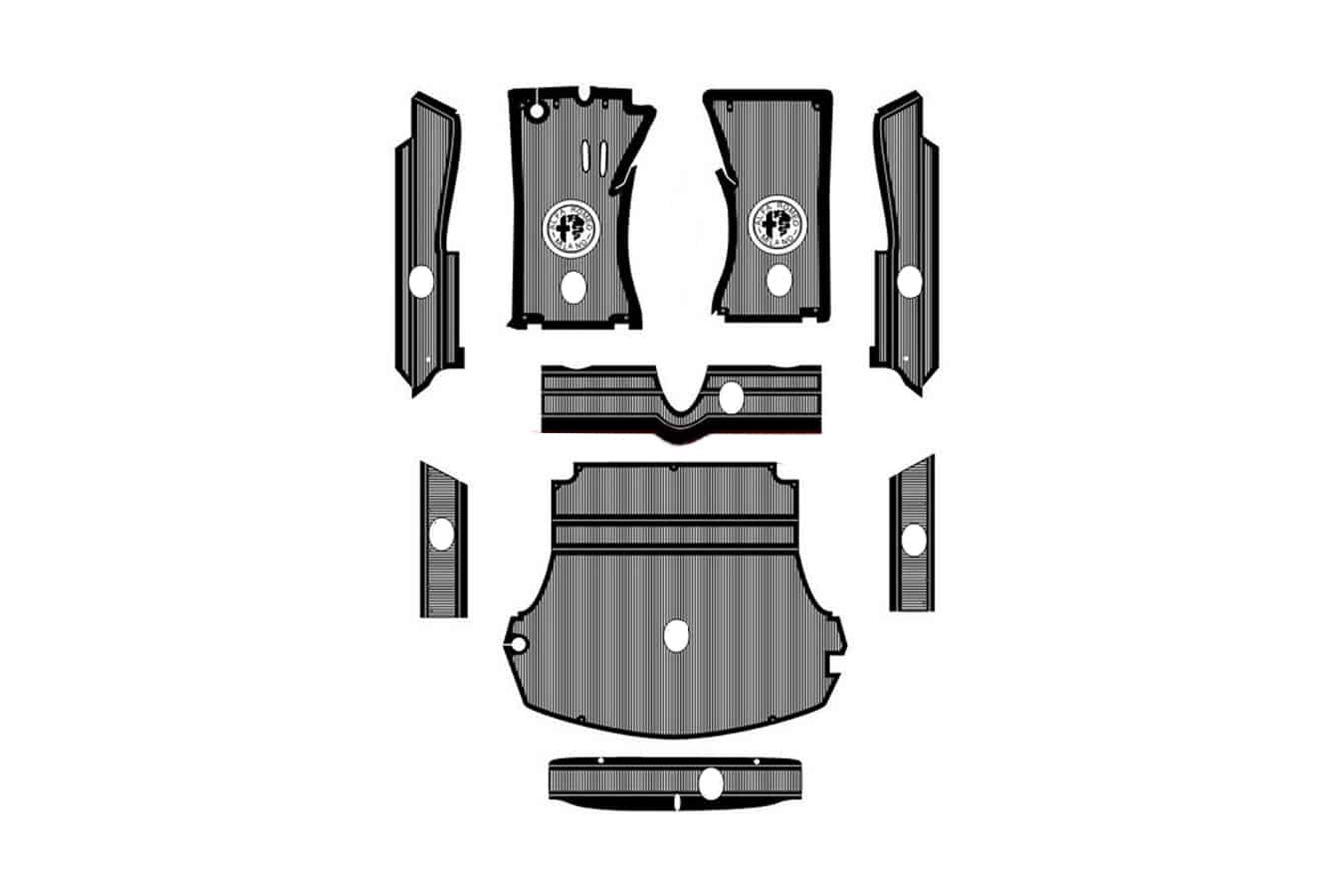 Rubber Mat Set • Kammtail