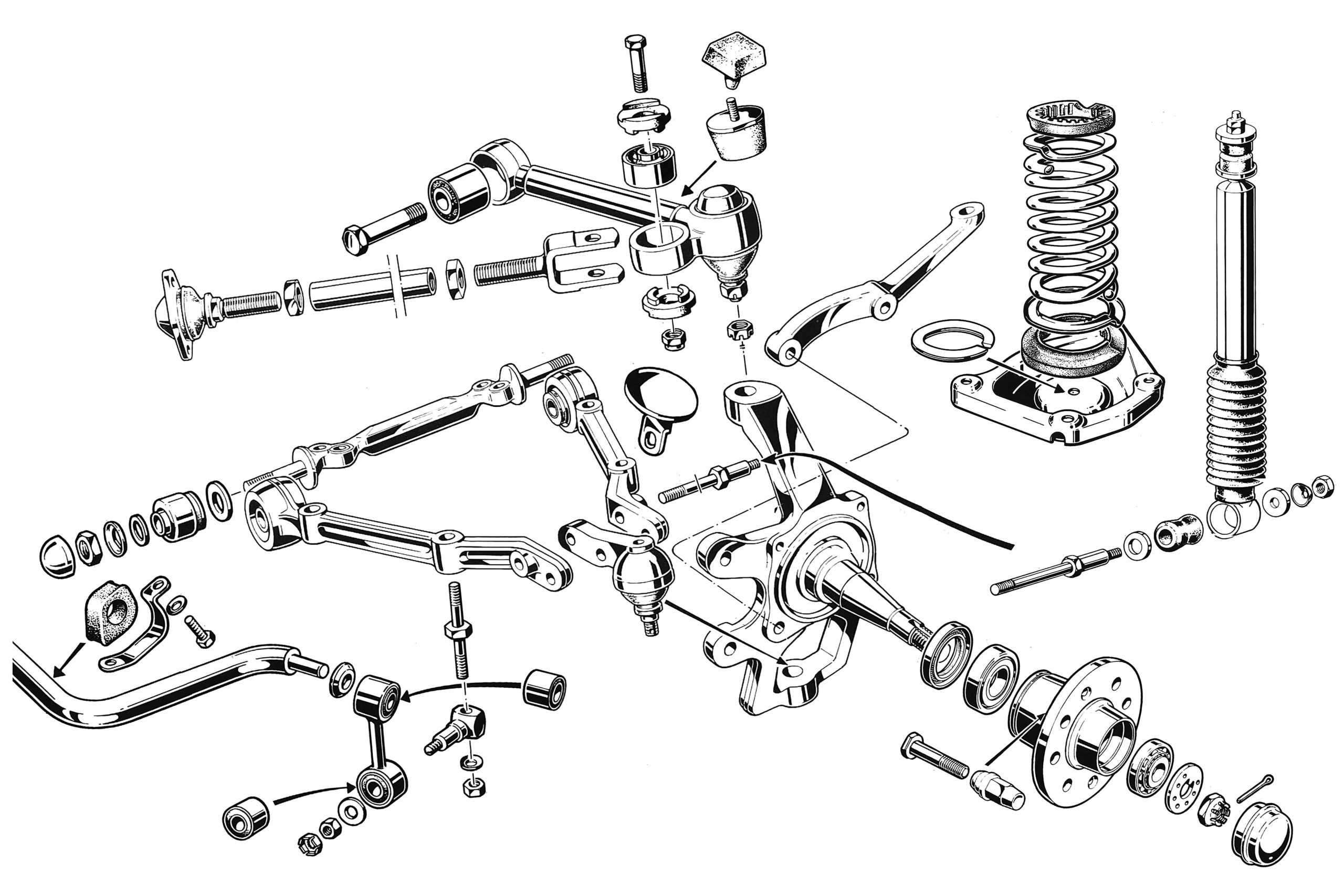 Mechanical Diagrams For 105  115 Series Coupe  Alfa Romeo