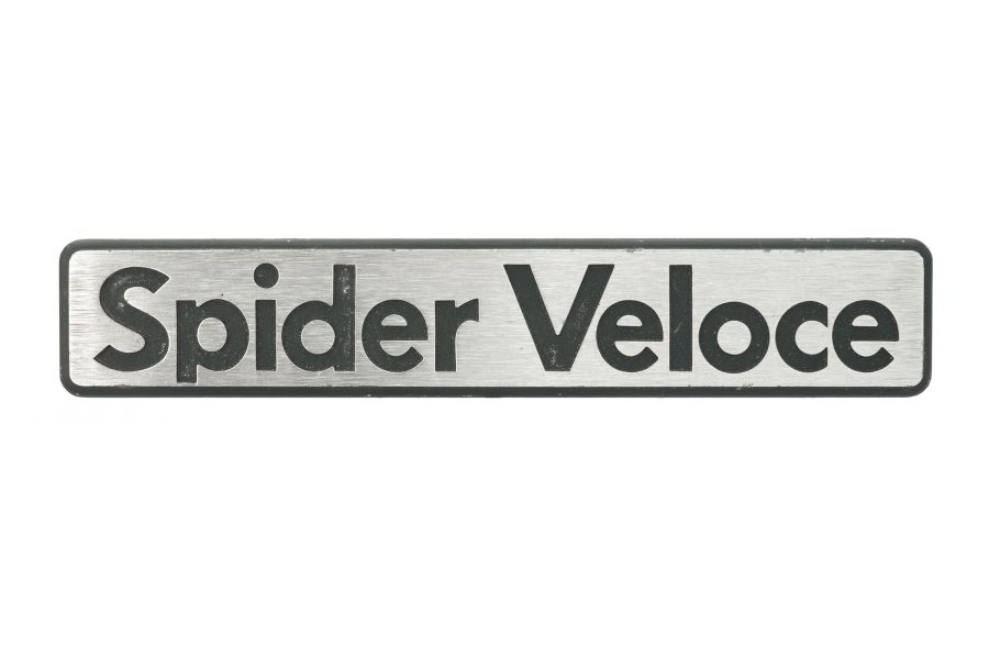 Spider Veloce Badge • S3 (1983-1989)