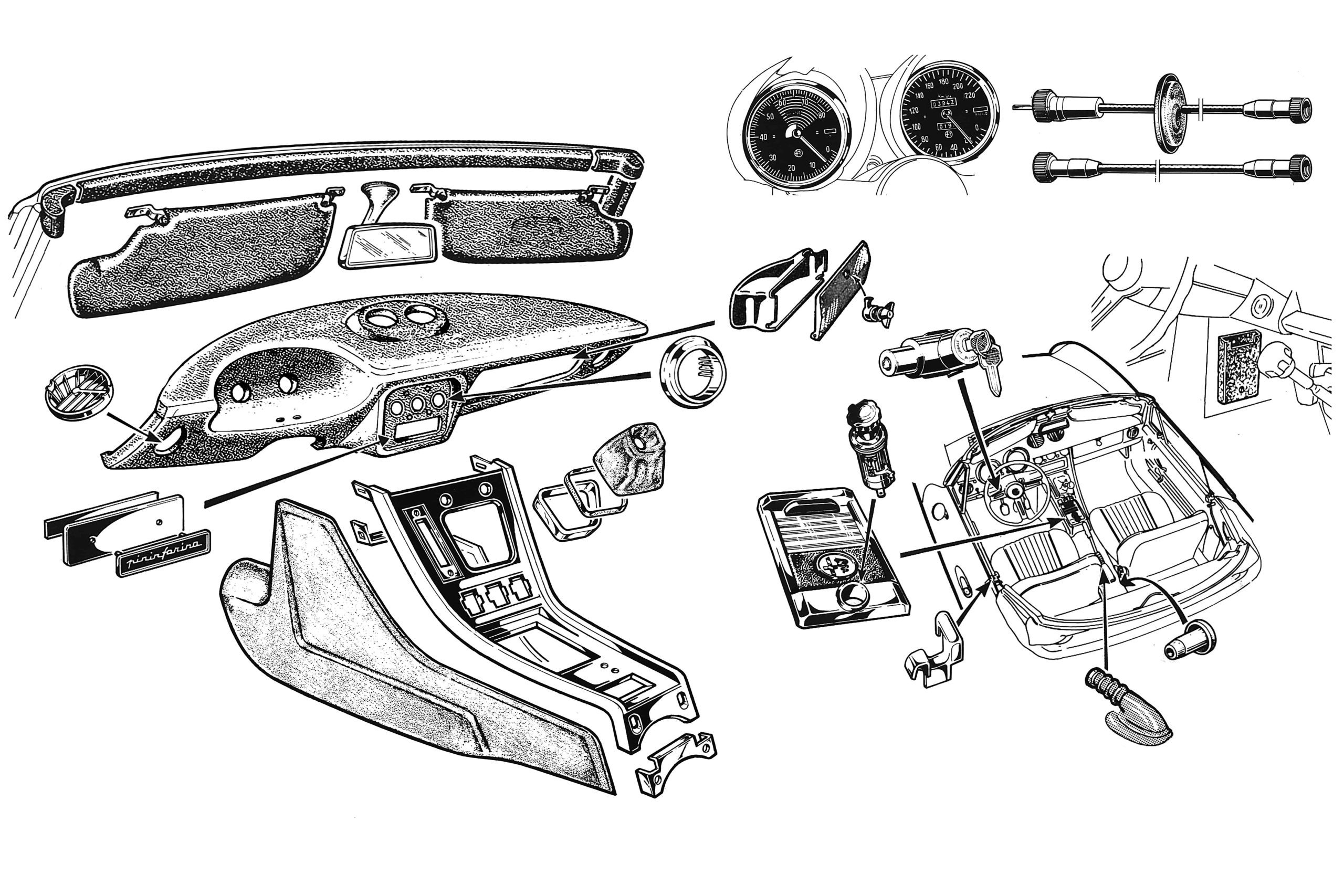 Spider Interior Dashboard Alfaholics
