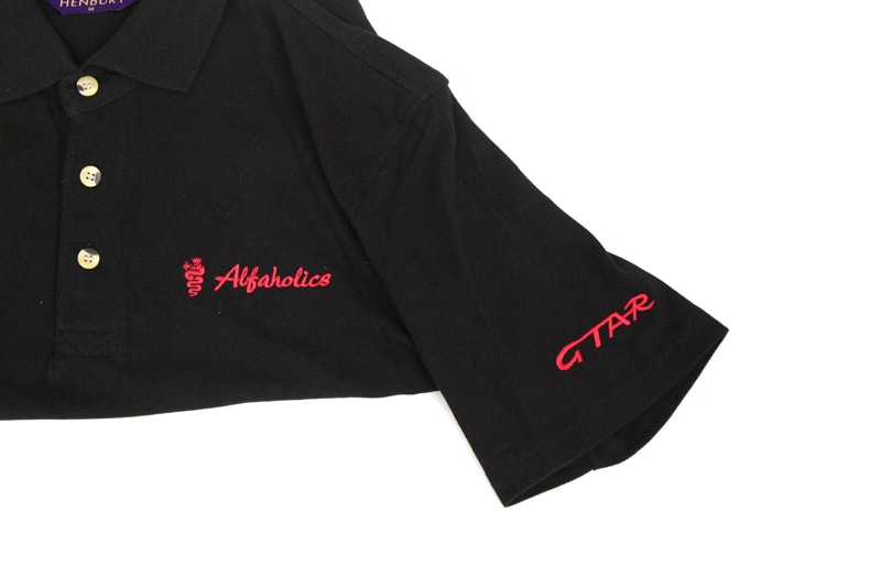 Alfaholics/GTA-R Black Polo Shirt - Alfaholics