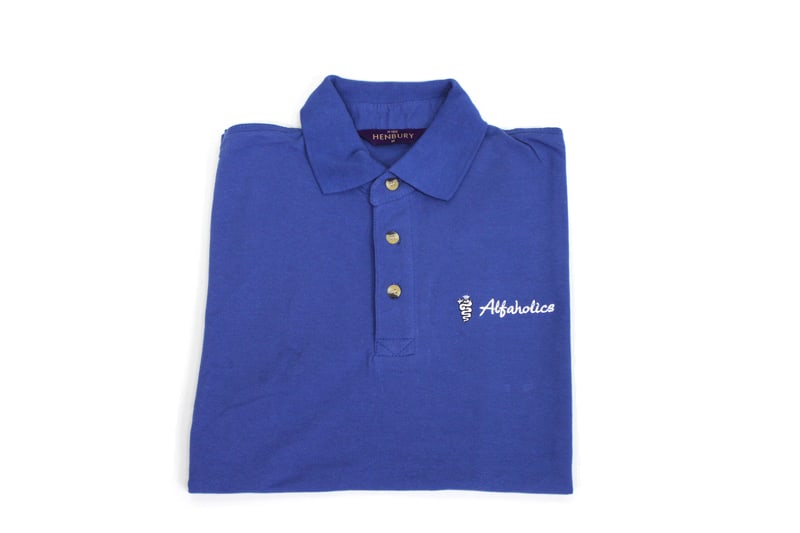 Alfaholics/GTA-R Blue Polo Shirt - Alfaholics