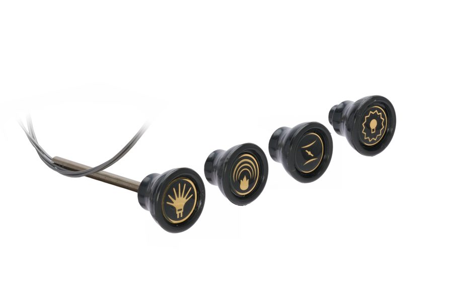 Dashboard Gold Knob Set • 750 & 101