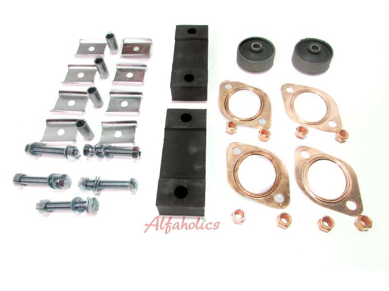 Alfaholics Stainless Steel Exhaust Fitting Kit